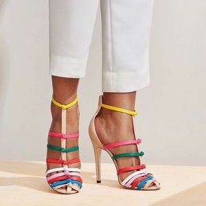 Aldo Rainbow Cage Heels
